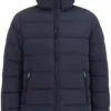 Oscar Jacobson Hooded Puffer Jacket - Navy