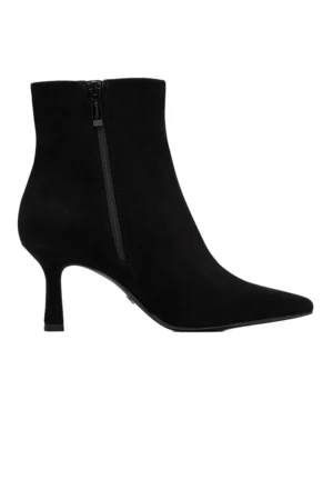 Tamaris Ankelboots - Svart Mocka