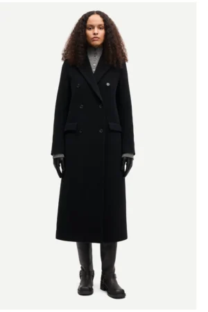 Alternative view of Samsøe Samsøe Falcon Coat - Black