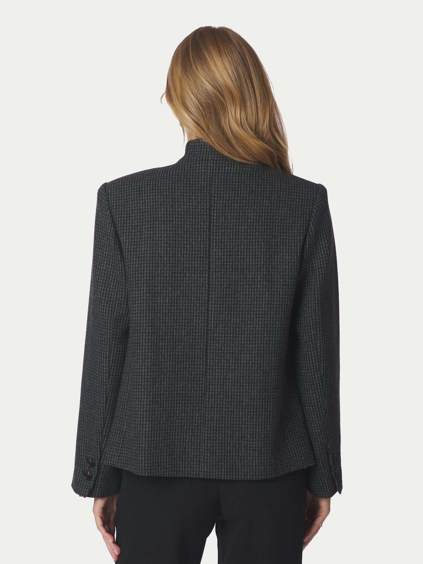 Neo Noir Paria Check Blazer - Dark Grey - Bild 4