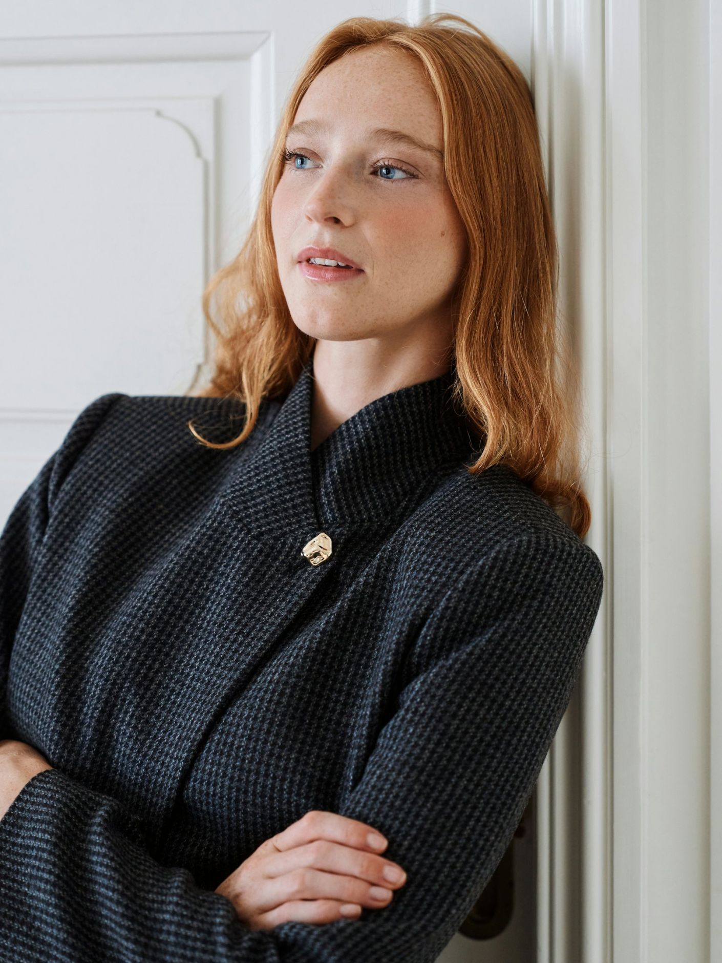 Neo Noir Paria Check Blazer - Dark Grey - Bild 3