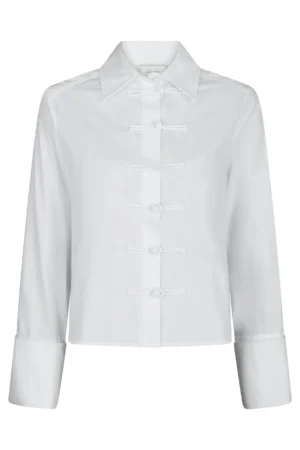Neo Noir Cam Poplin Shirt - White