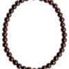 Muli Collection Cocoa Beaded Necklace - Brown