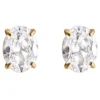 Muli Collection Large Oval Cut Stud - Gold