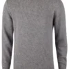 Stenströms Pullover Knitted Crew Neck Carded Marino Wool - Grey