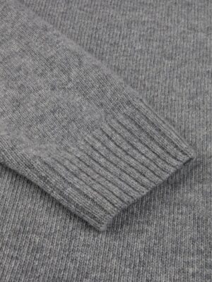 Stenströms Pullover Knitted Crew Neck Carded Marino Wool - Grey - Bild 3