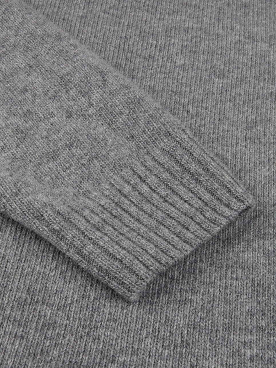 Stenströms Pullover Knitted Crew Neck Carded Marino Wool - Grey - Bild 3