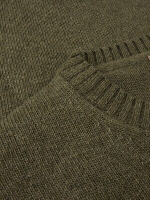Stenströms Pullover Knitted Crew Neck Carded Merino Wool – Green - Bild 4