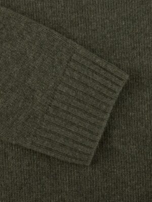 Stenströms Pullover Knitted Half Zip Carded Merino Wool - Green - Bild 3