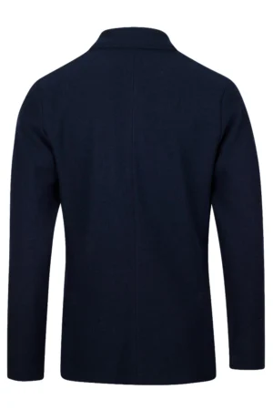 Stenströms Overshirt Knitted 4-pocket Felted Wool - Navy - Bild 4