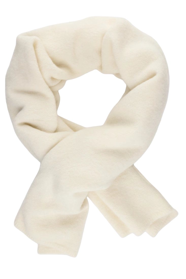 Stenströms Knit Scarfs Solid - White