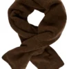 Stenströms Knit Scarfs Solid – Dark Brown