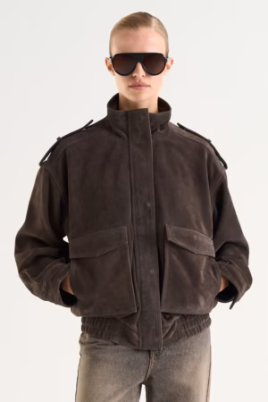 Alternative view of Twist & Tango Zaria Suede Jacket - Mocha Brown