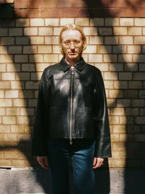 Alternative view of Nudie Jeans Anja Zip Jacket Leather - Black