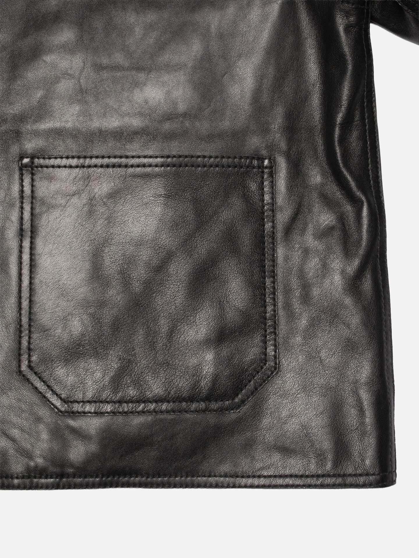 Nudie Jeans Anja Zip Jacket Leather - Black - Bild 5