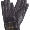 Barbour Dee Tartan Gloves - Dark Brown