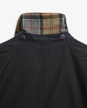 Barbour Beadnell Wax Jacket - Navy - Bild 5
