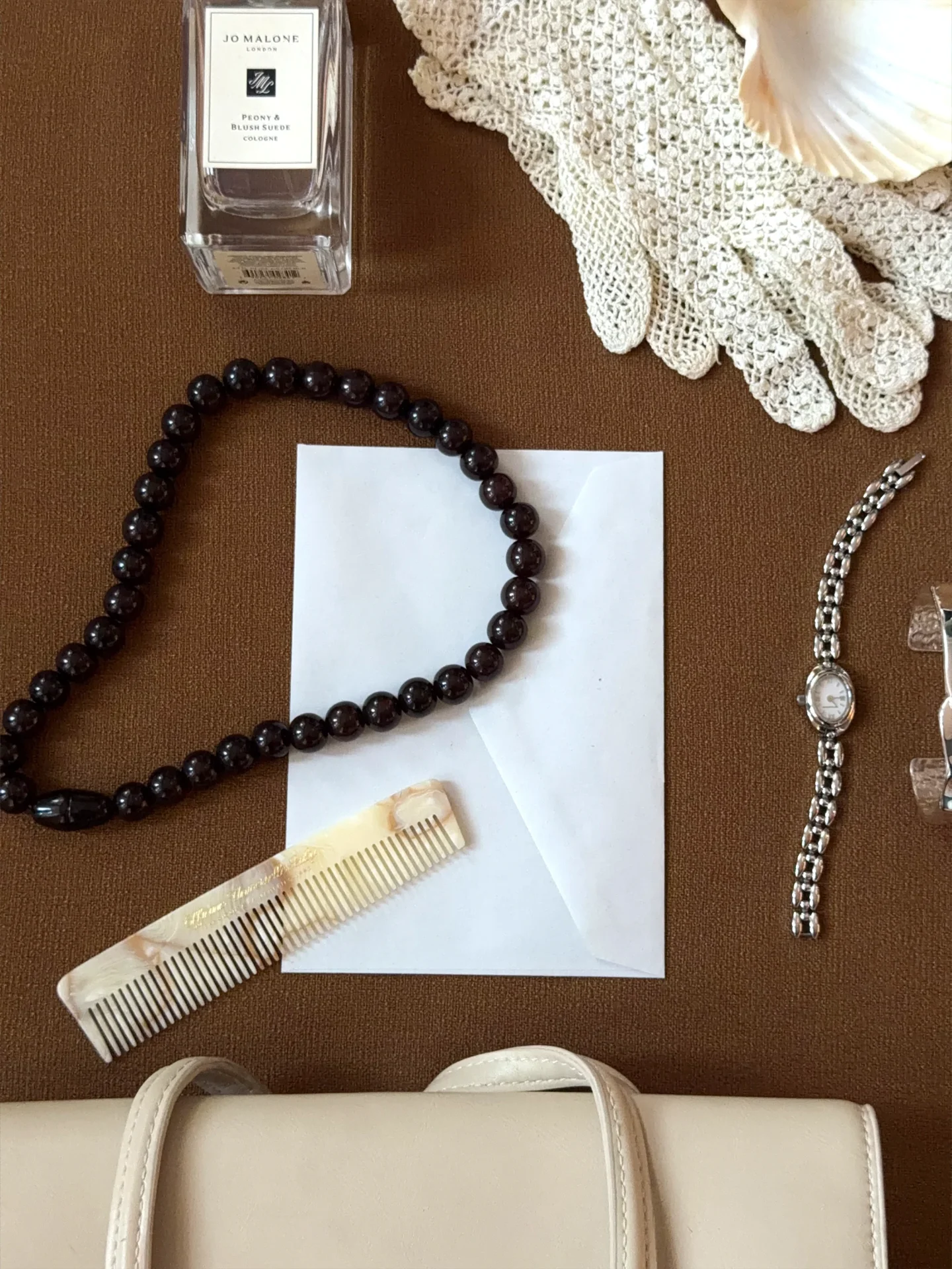 Muli Collection Cocoa Beaded Necklace - Brown - Bild 3