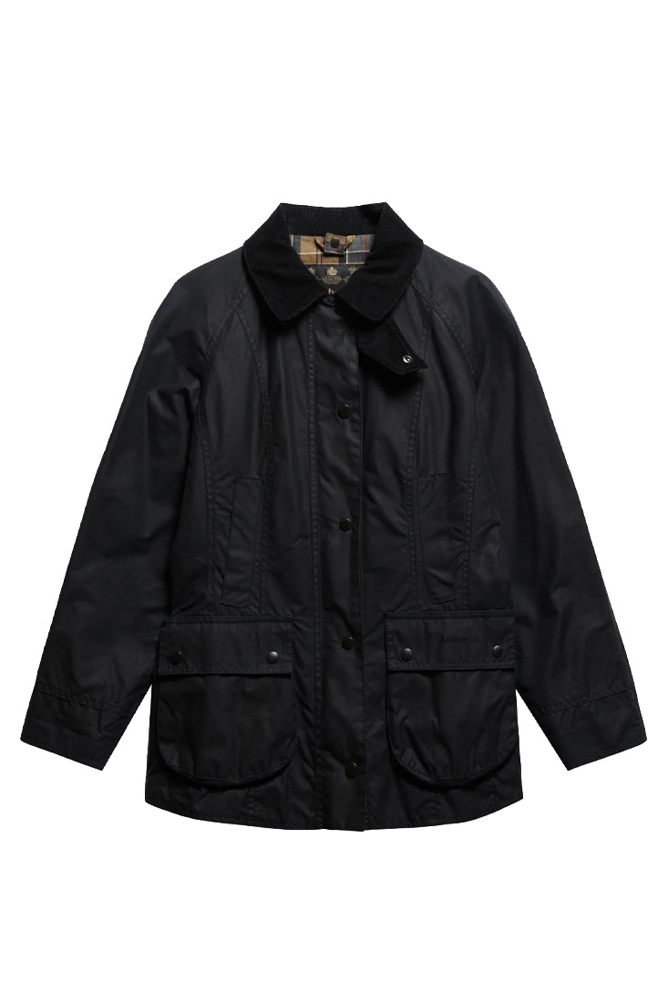 Barbour Beadnell Wax Jacket - Navy